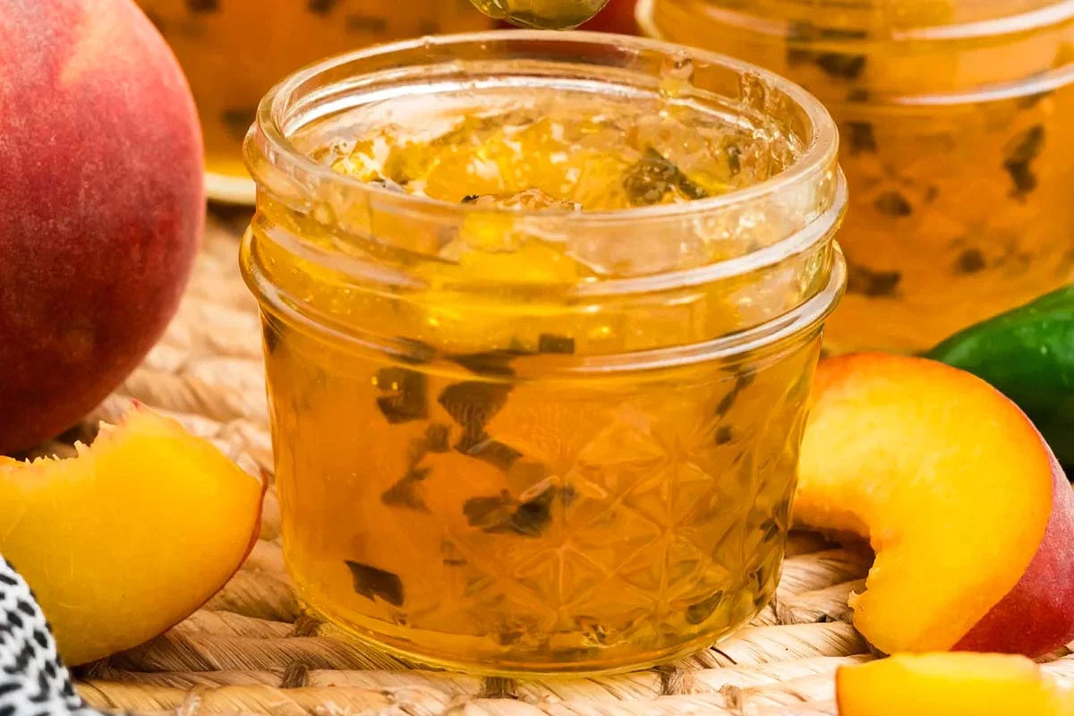 Peach Jalapeno Jam.