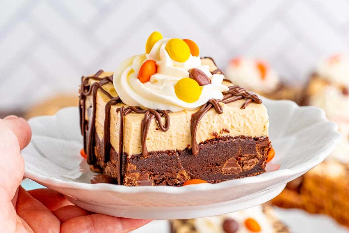 Peanut Butter Cup Brownies.