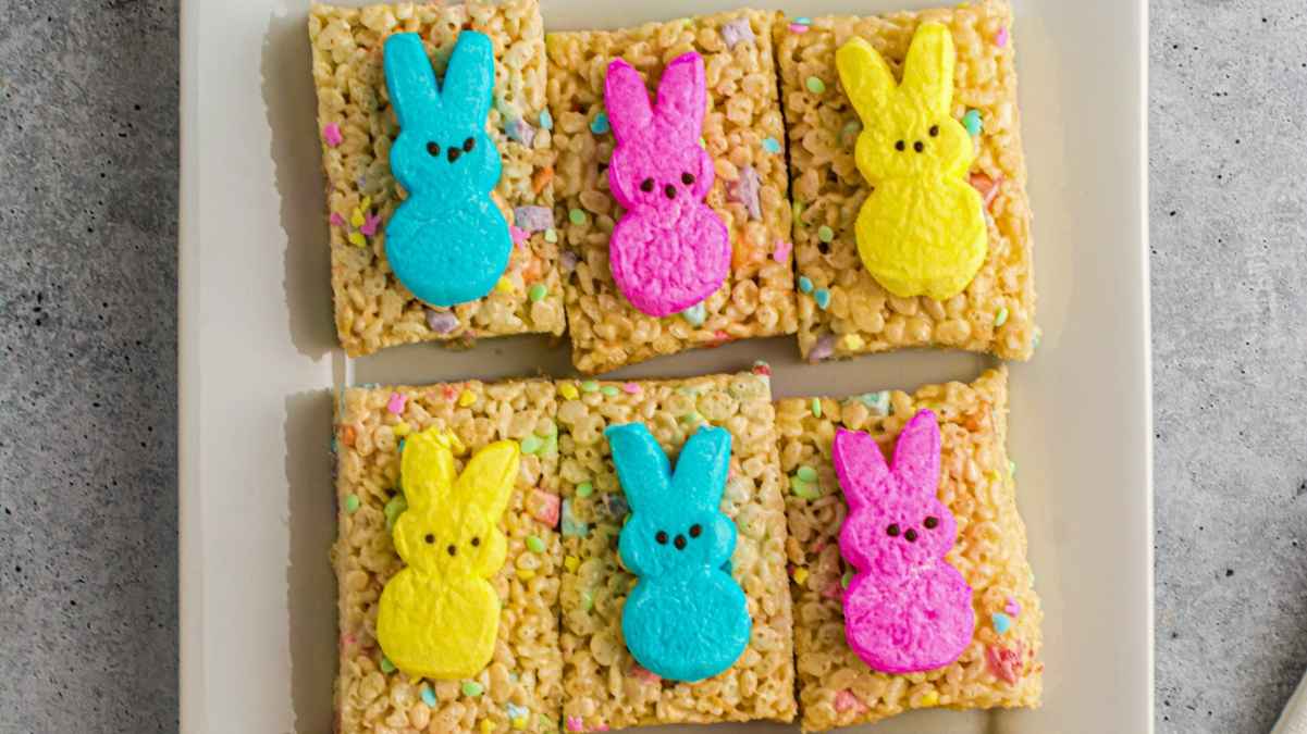 Peeps Rice Krispie Treats.