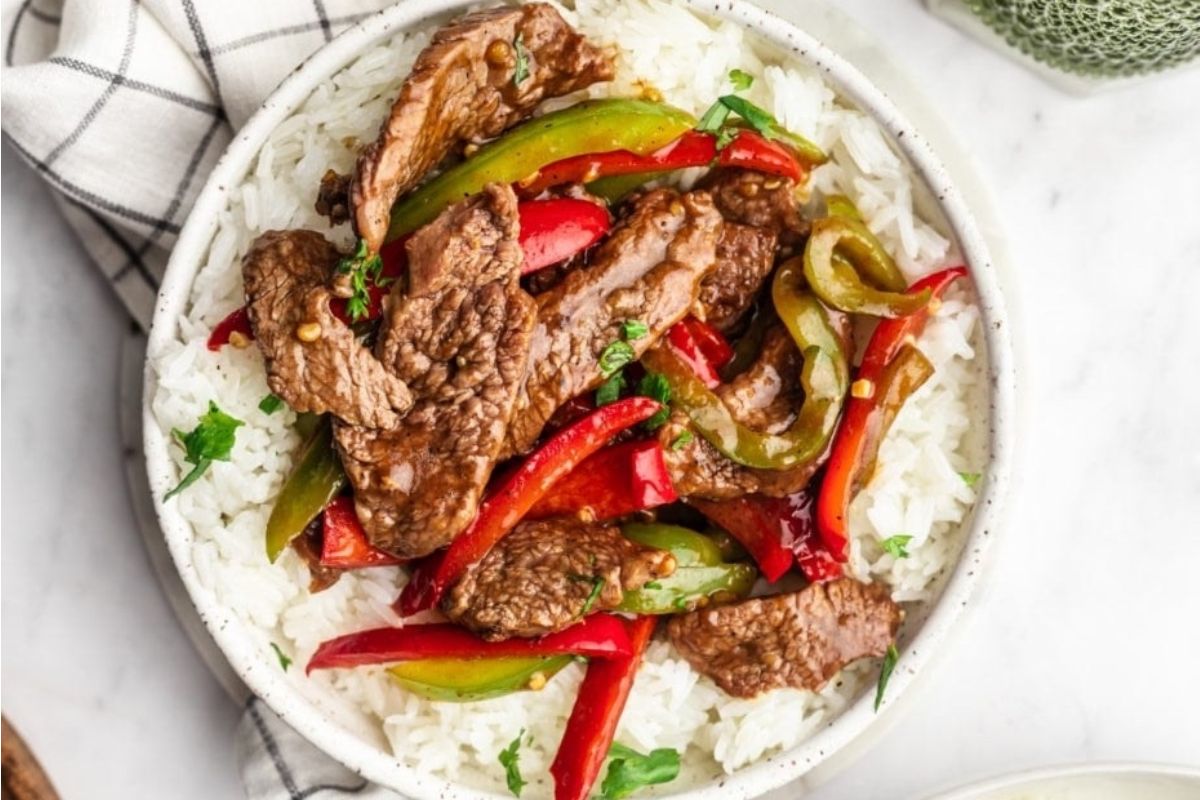 Pepper Steak Stir Fry Recipe