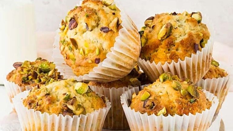 Pistachio Muffins.