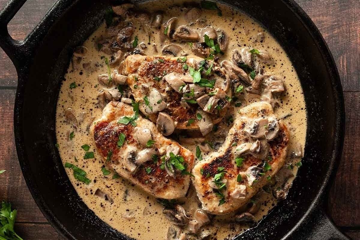 Pork Chops With Mushroom Gravy