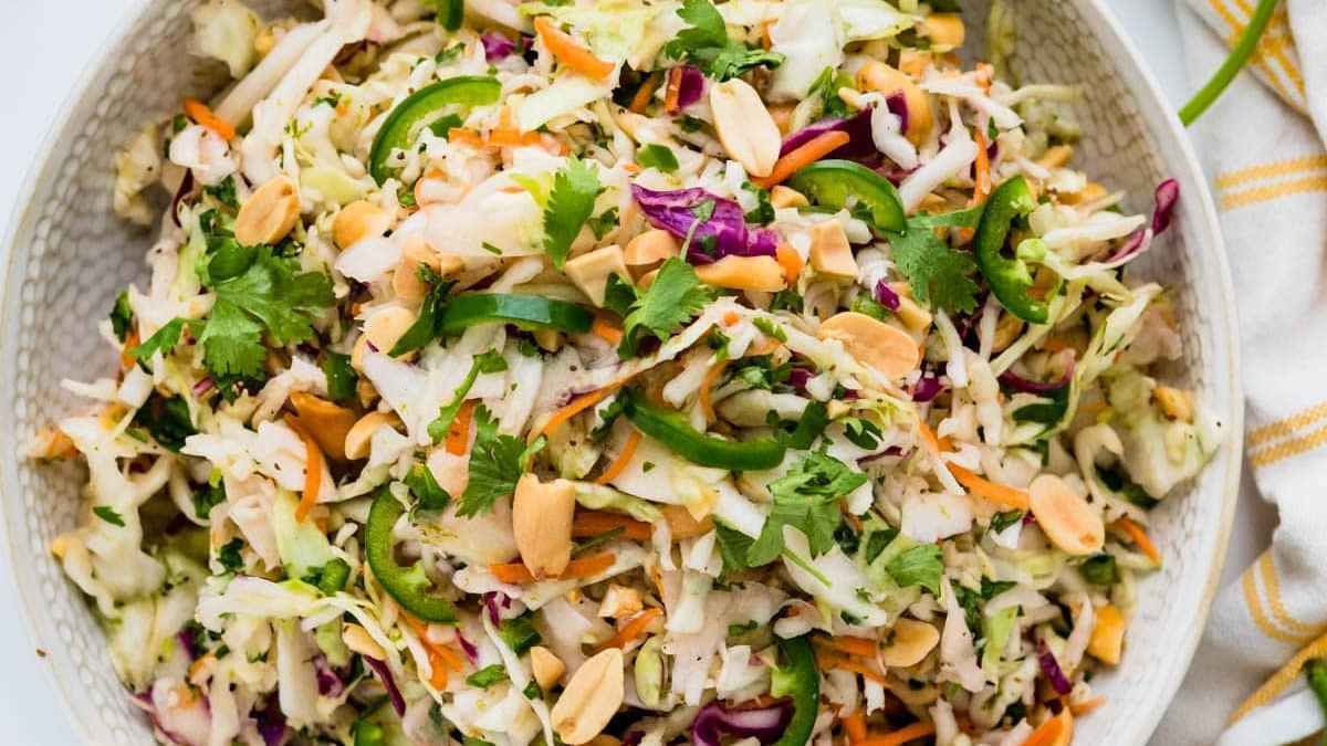 Quick Asian Cabbage Salad.