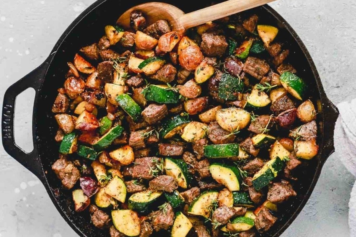 Quick Beef And Zucchini Skillet Meal Prep