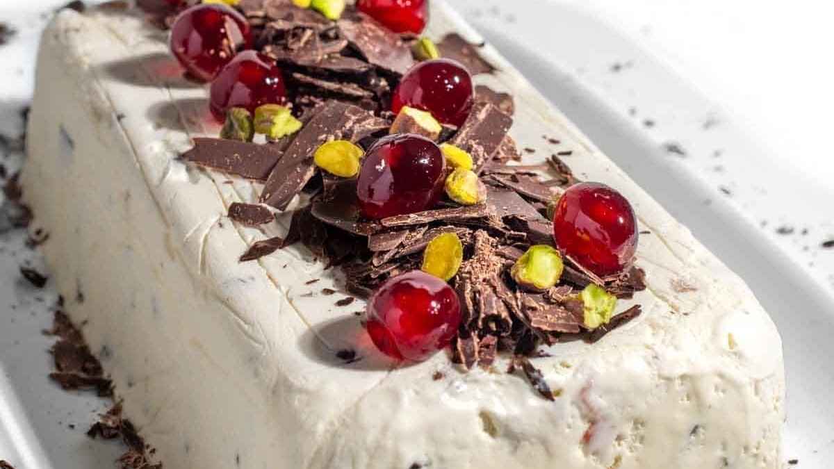 Quick Cassata ice cream. 