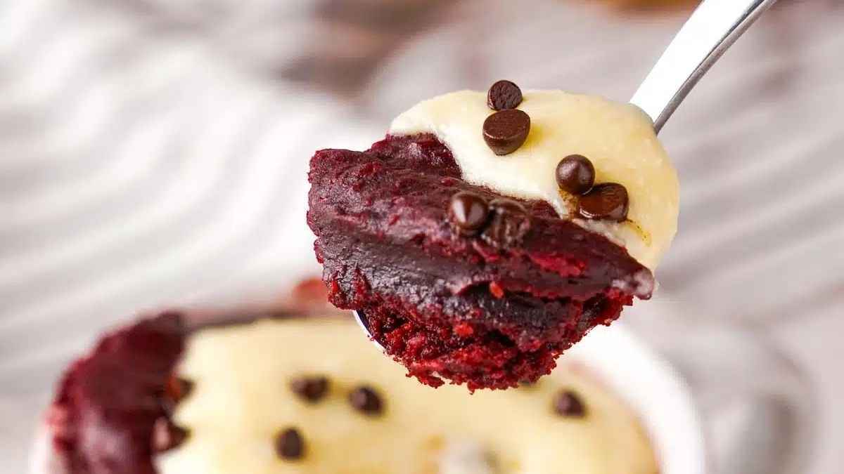 Red Velvet Mug Cake.