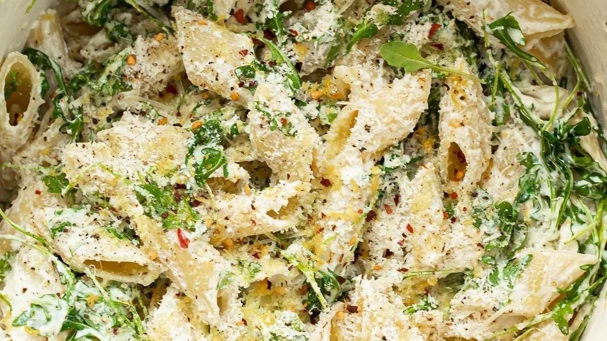 Ricotta Lemon Pasta.