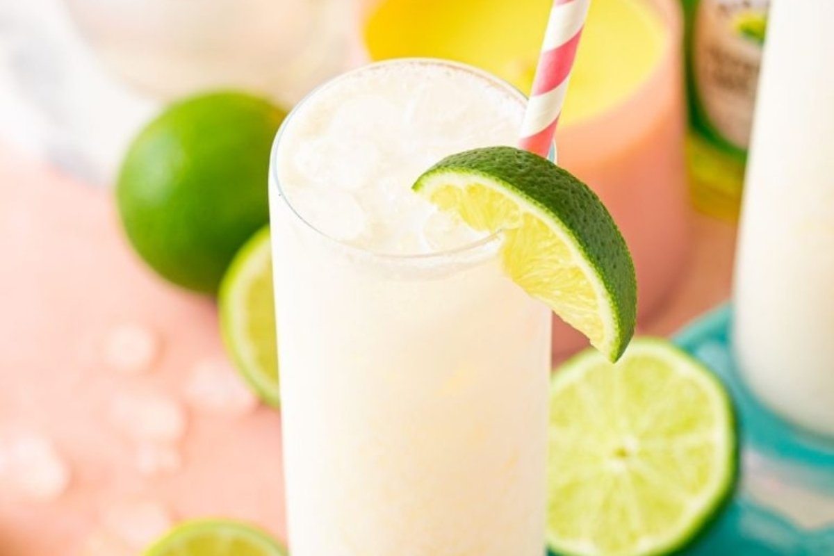 Rum Chata Malibu Lime And Soda TikTok Drink Recipe