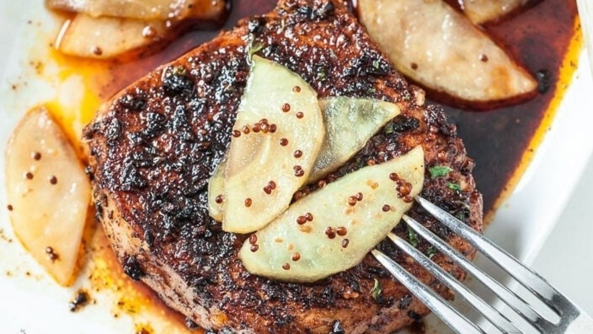Saucy Apple Pork Chops.