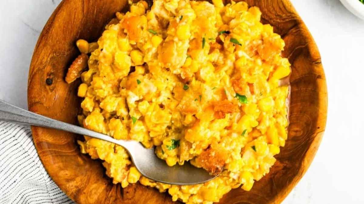 Scalloped Corn Recipe.