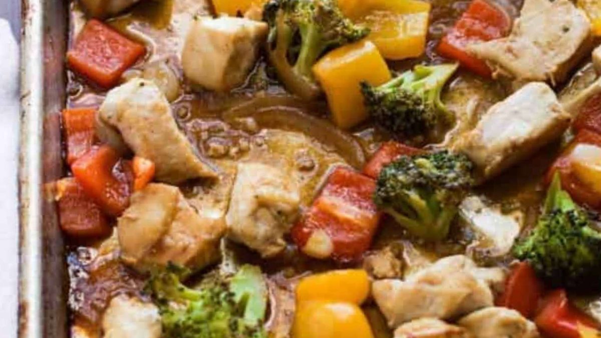 Seasonal Cravings Sheet Pan Chicken Stir Fry