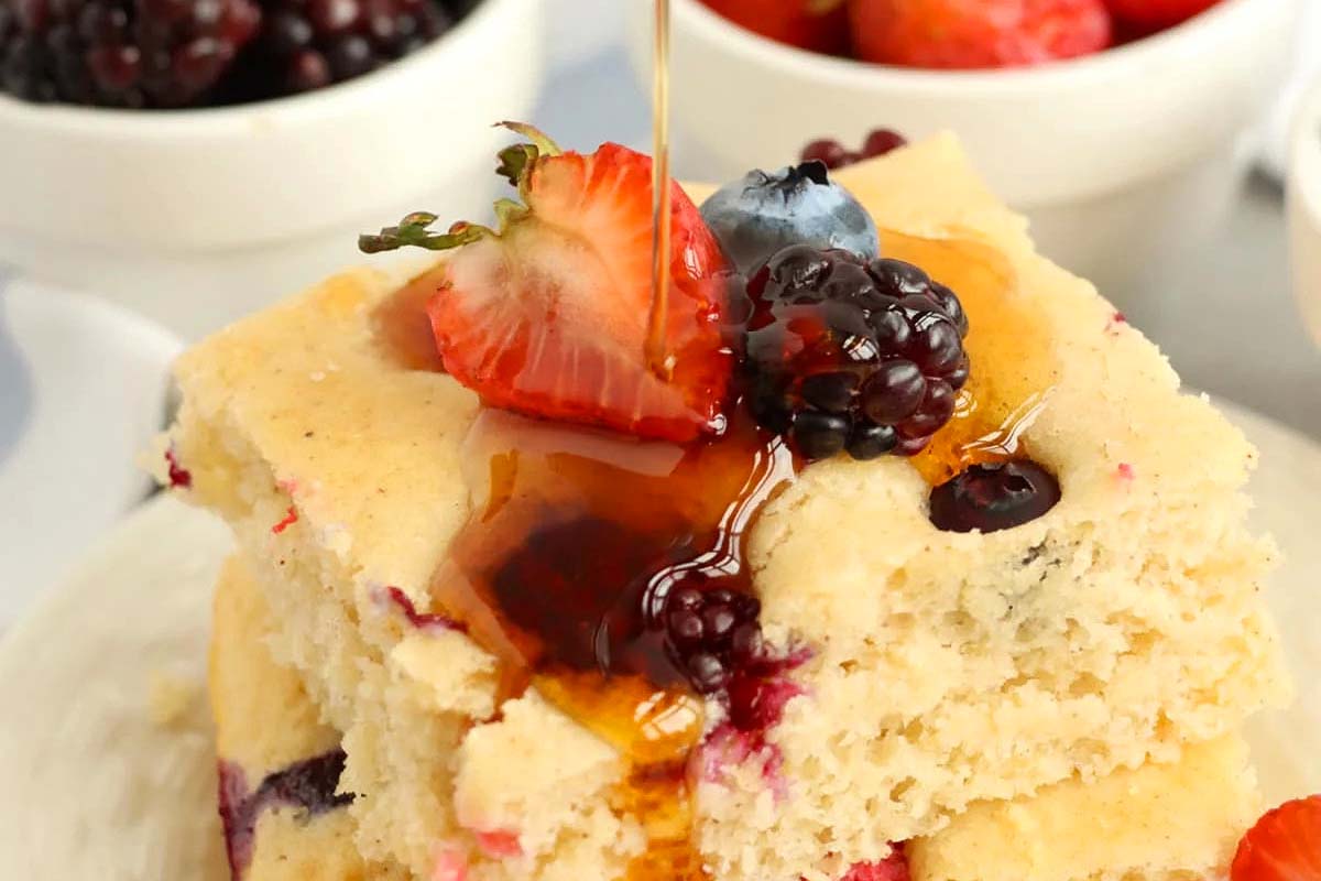 Sheet Pan Pancakes From Mix. 