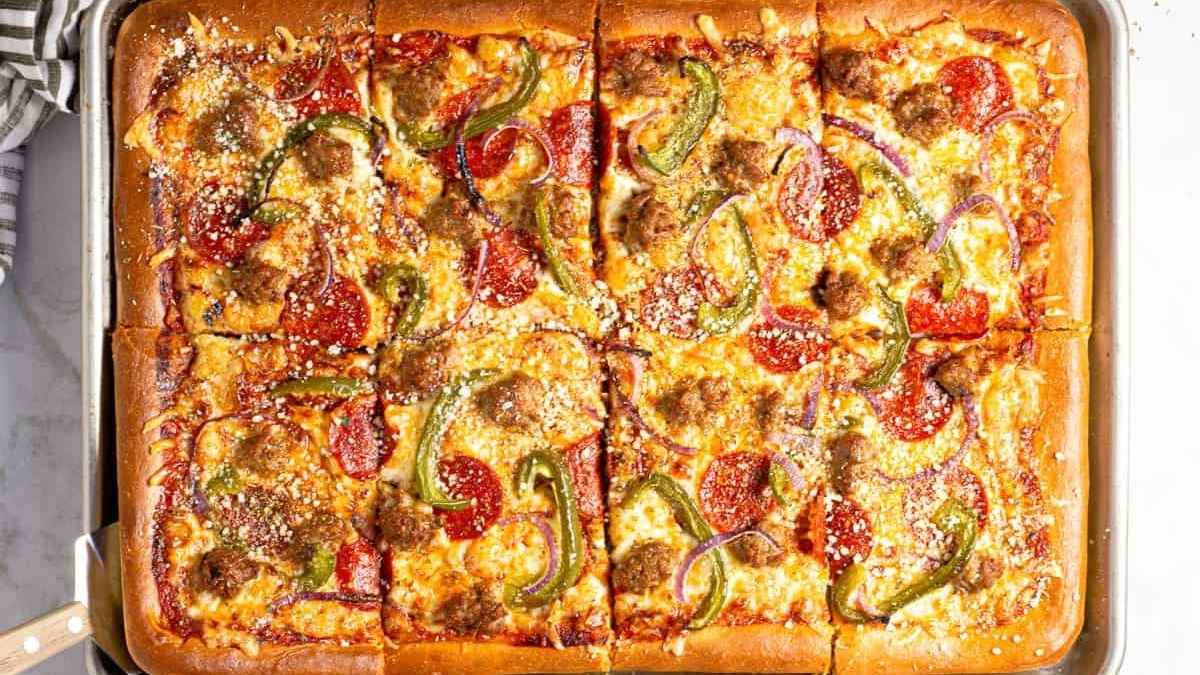 Sheet Pan Pizza.