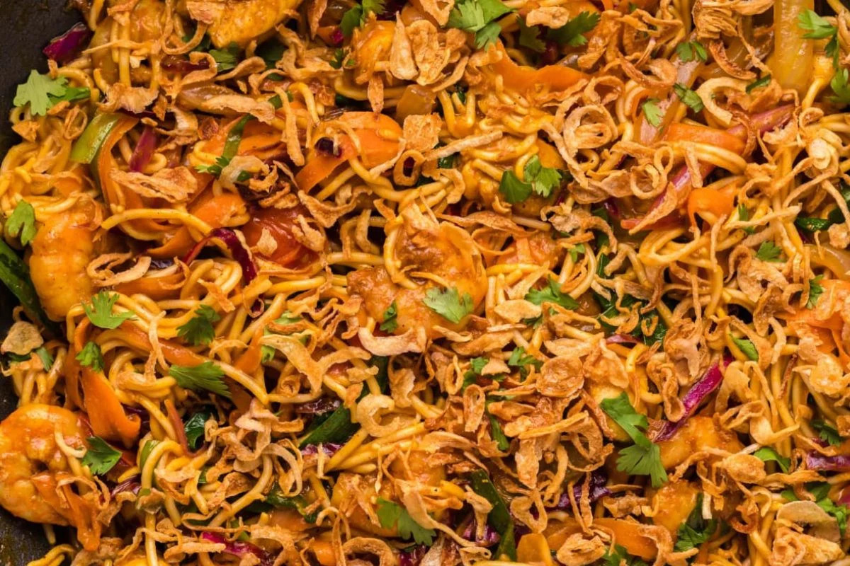 Singapore Street Noodles.