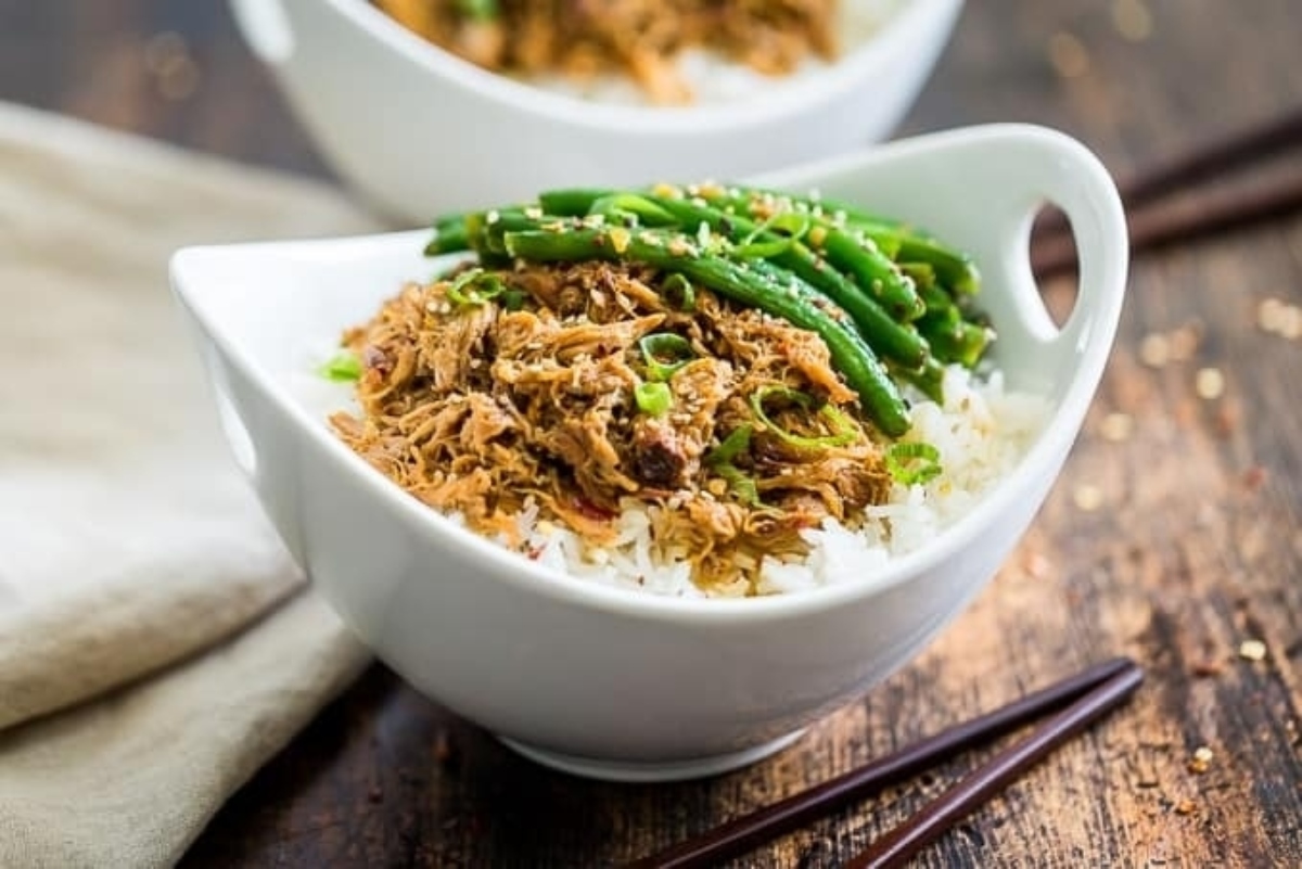 Slow Cooker Chinese 5 Spice Pulled Pork.