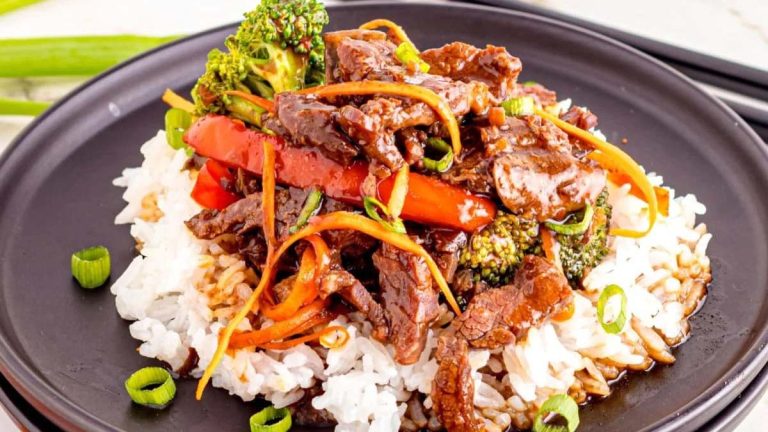 Slow Cooker Mongolian Beef.