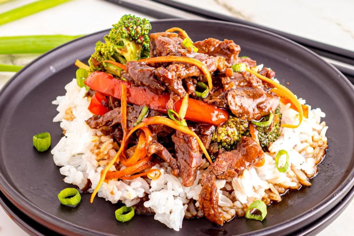 Slow Cooker Mongolian Beef. 