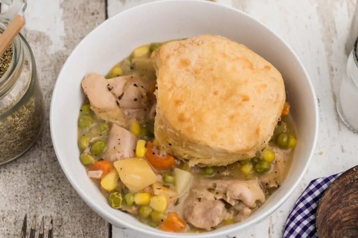Slow Cooker Chicken Pot Pie