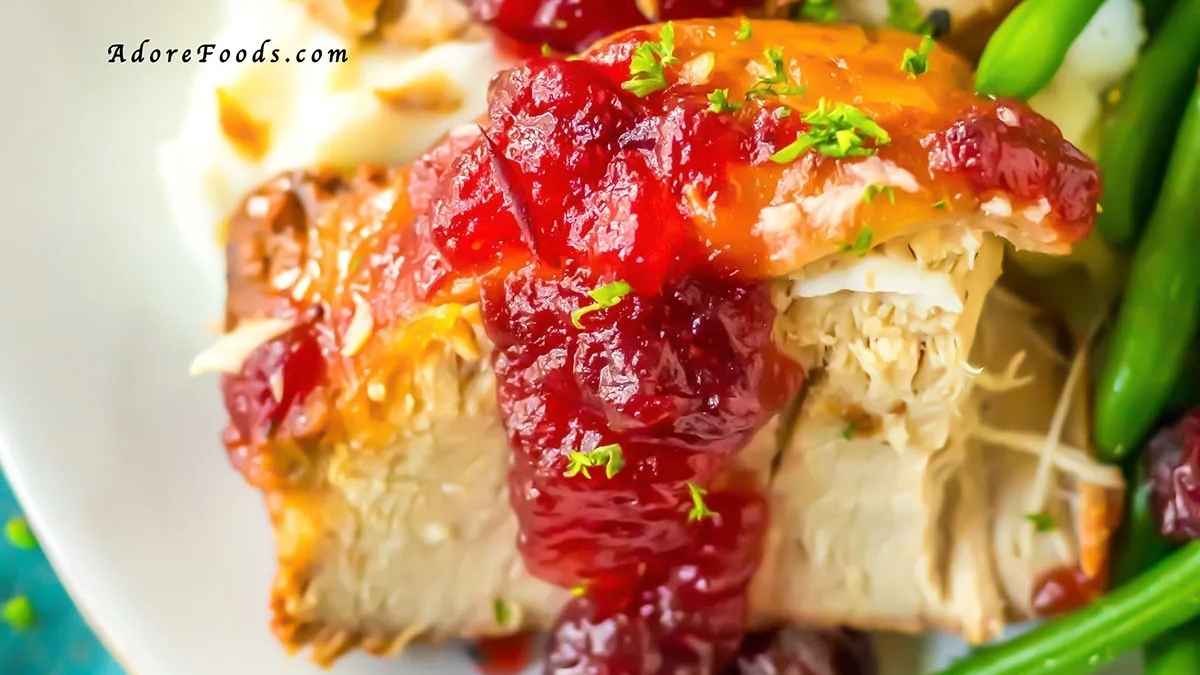 Slow Cooker Cranberry Pork Loin.