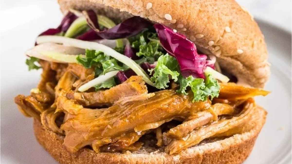 Slow Cooker Pulled Pork Tenderloin.