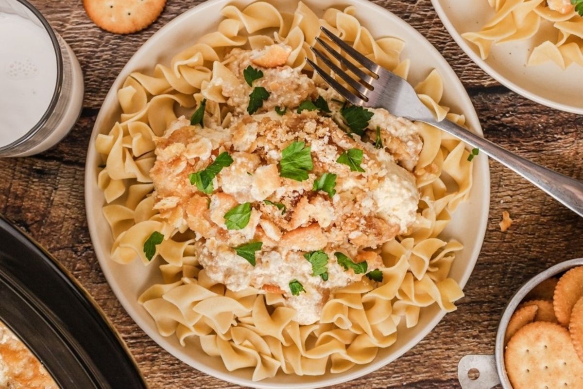 Slow Cooker Ritz Chicken
