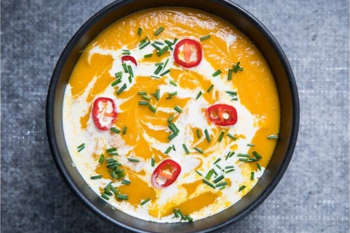 Slow Cooker Sweet Potato Soup