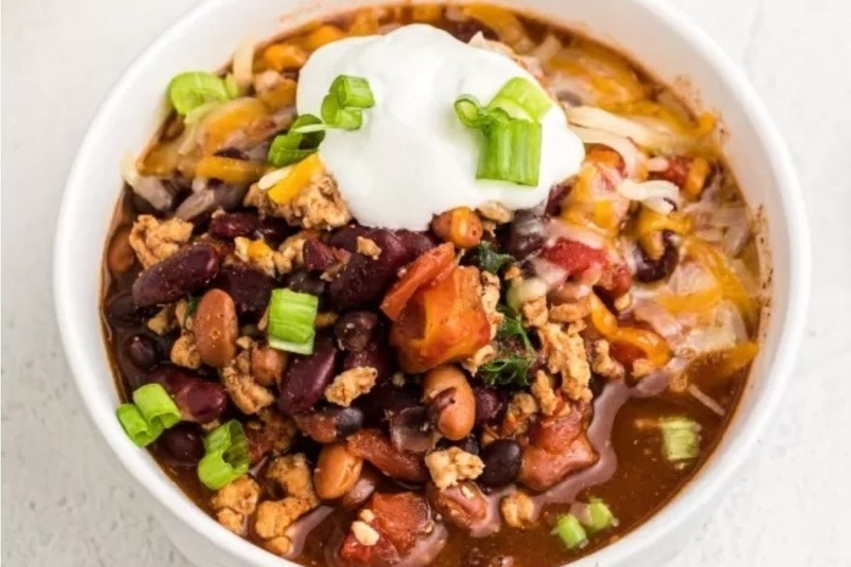 Slow Cooker Turkey Chili