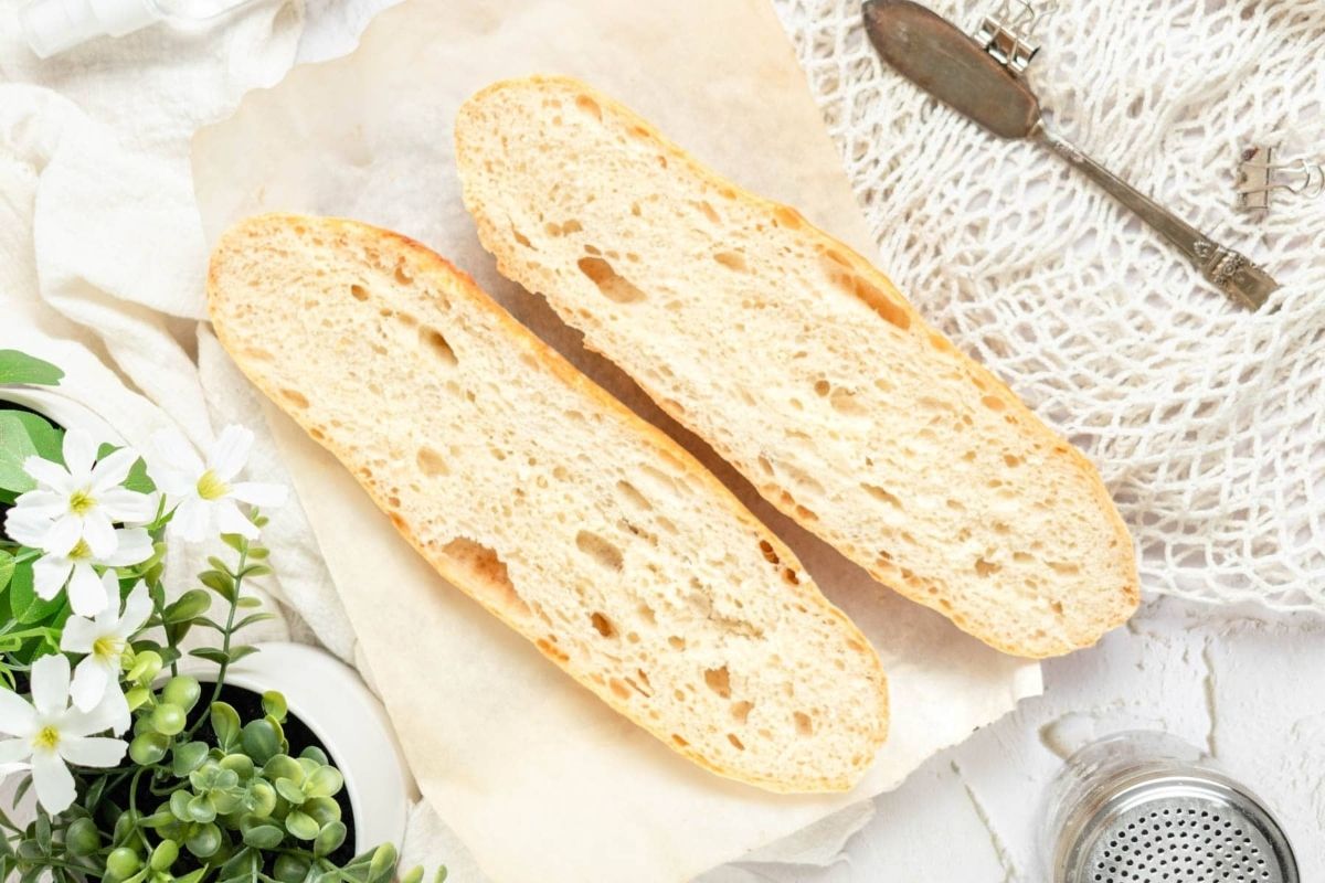 Small Batch Mini Baguette Bread