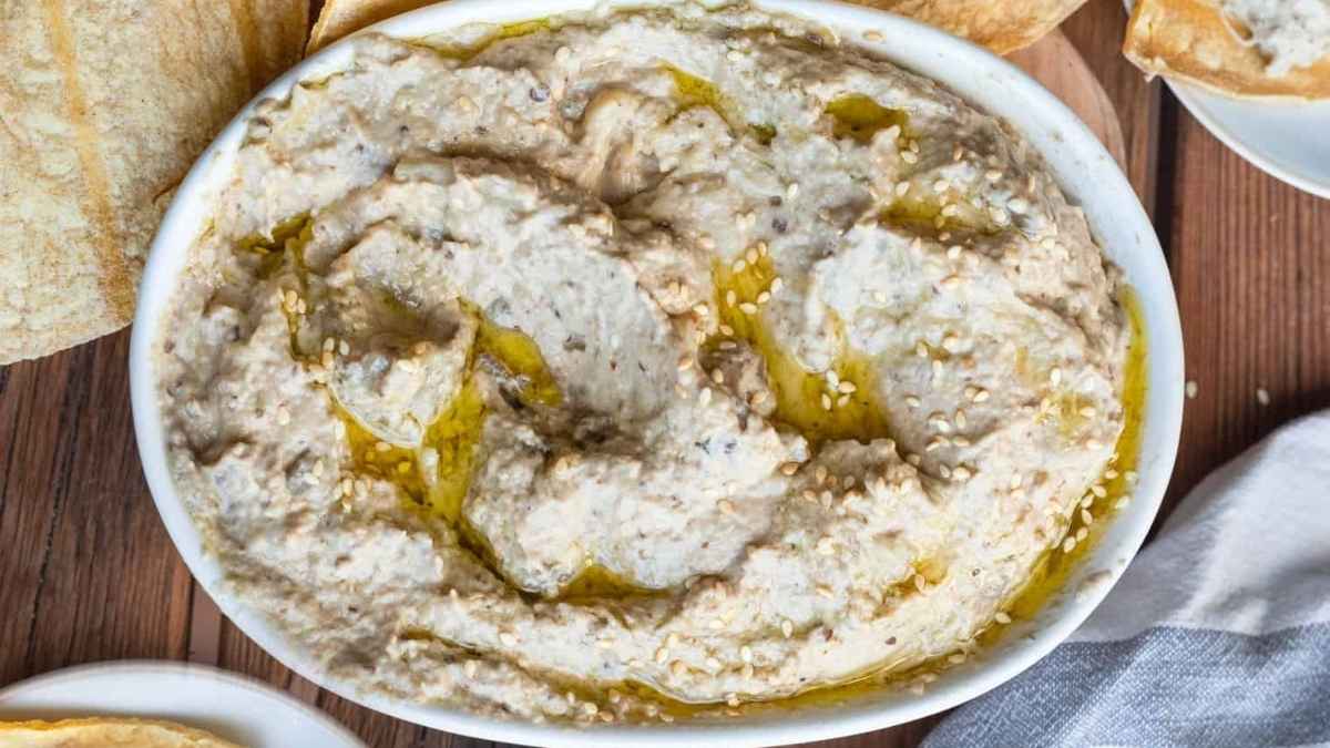 Smoked Eggplant Tahini Dip.