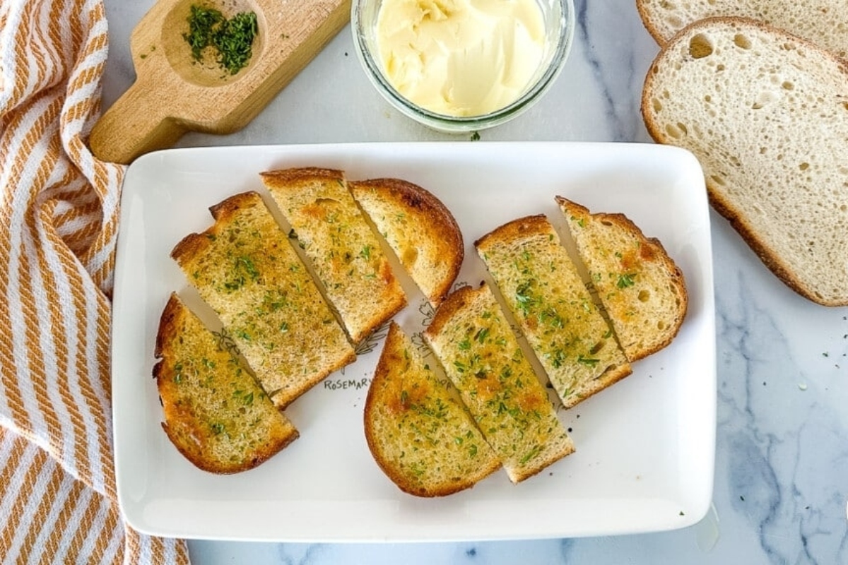 Sourdough Garlic Bread.