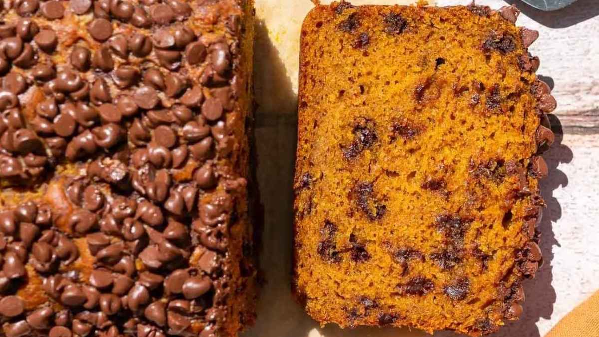 Sourdough Pumpkin Chocolate Chip Bread. 