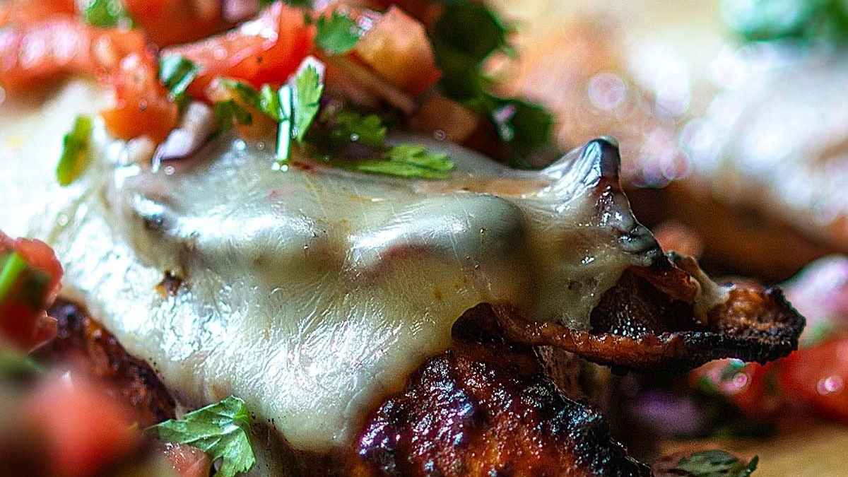 Sous Vide Grilled Monterey Chicken Breasts. 