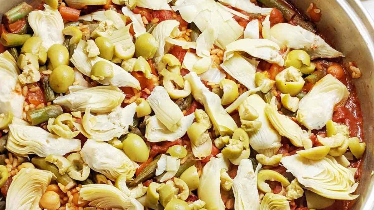 Spanish Vegan Paella.
