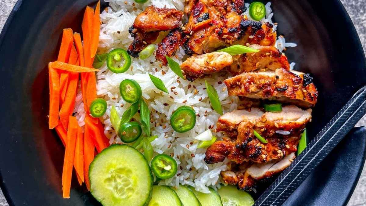 Spicy Korean Chicken Bulgogi. 