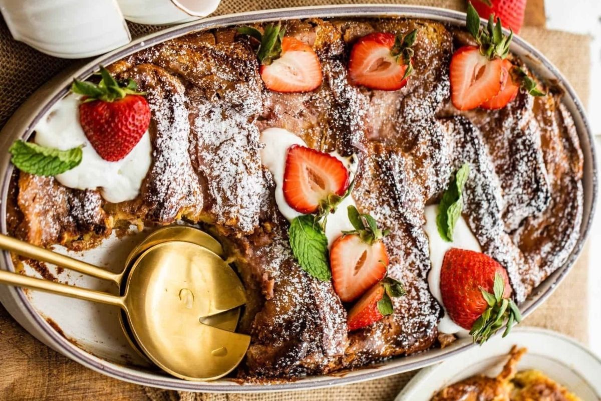 Strawberry French Toast Casserole