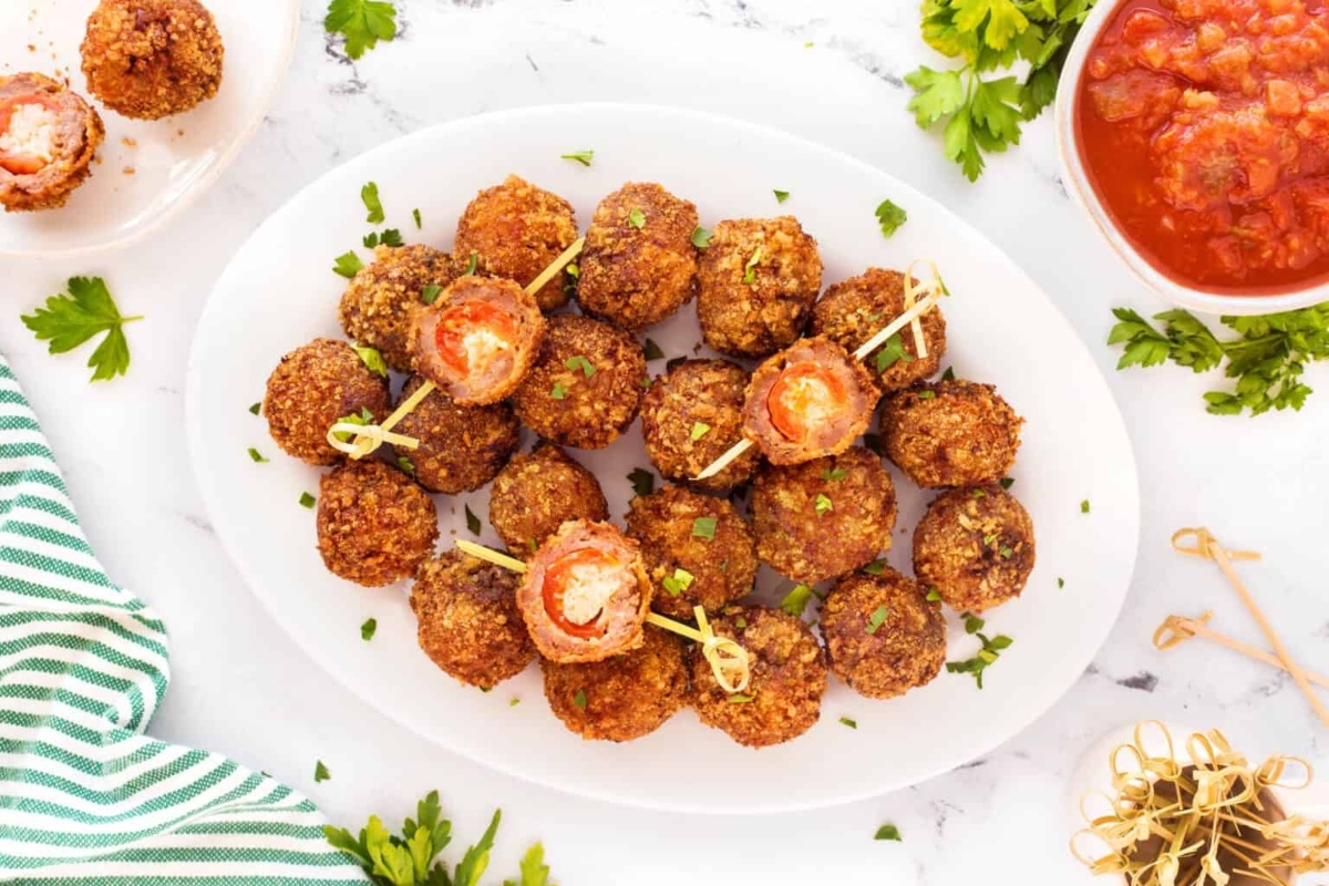Stuffed Meatballs.