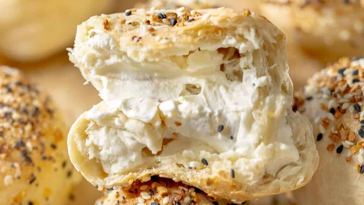 Stuffed Everything Bagel Bites.