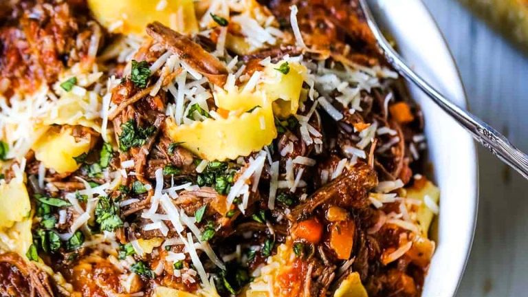 Sunday Slow Cooker Beef Ragu.