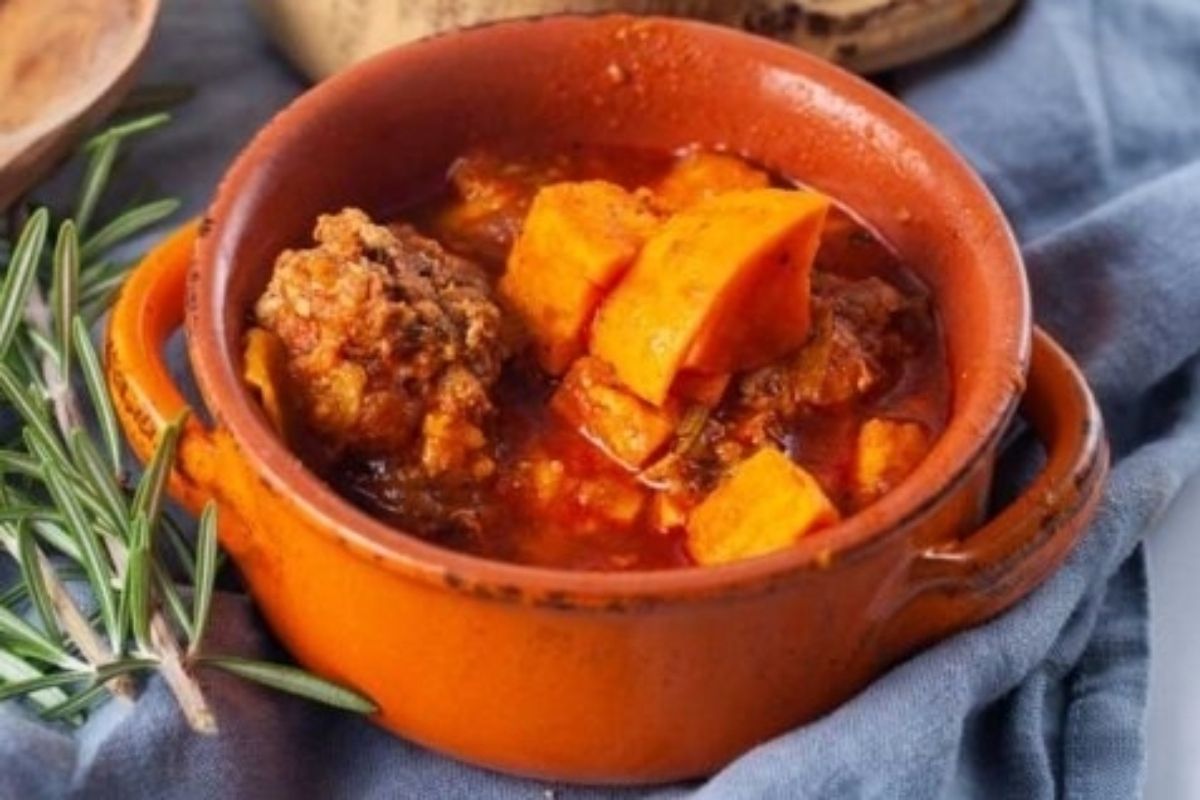 Sweet Potatoes And Spicy Chorizo Stew
