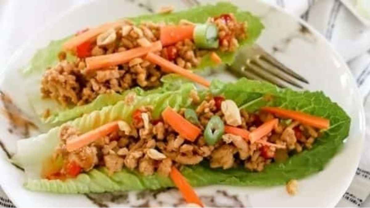 Teriyaki Chicken Lettuce Wraps