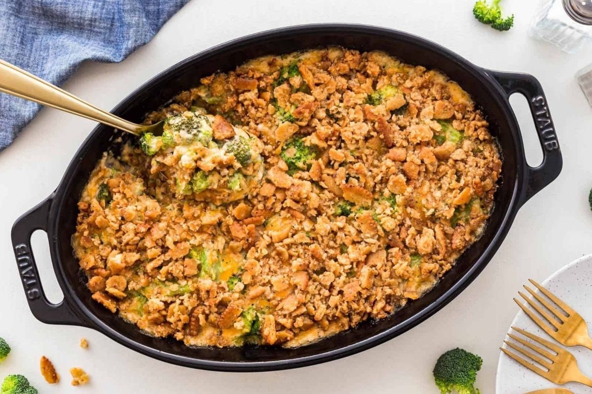 Traditional Cheesy Broccoli Casserole