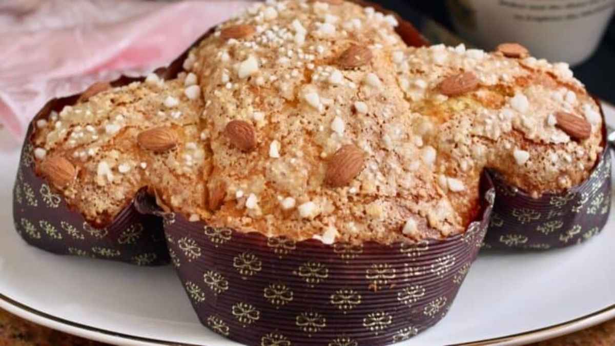 Traditional Italian Dove Bread For Easter (Colomba Di Pasqua).