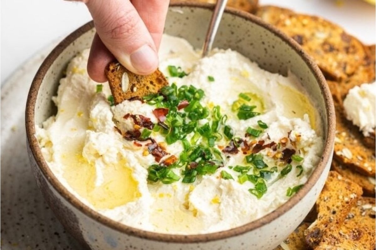 Whipped Lemon Feta Dip Recipe 6 Ingredients