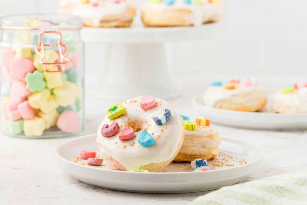 air fryer lucky charms marshmallow donuts bella bucchiotti