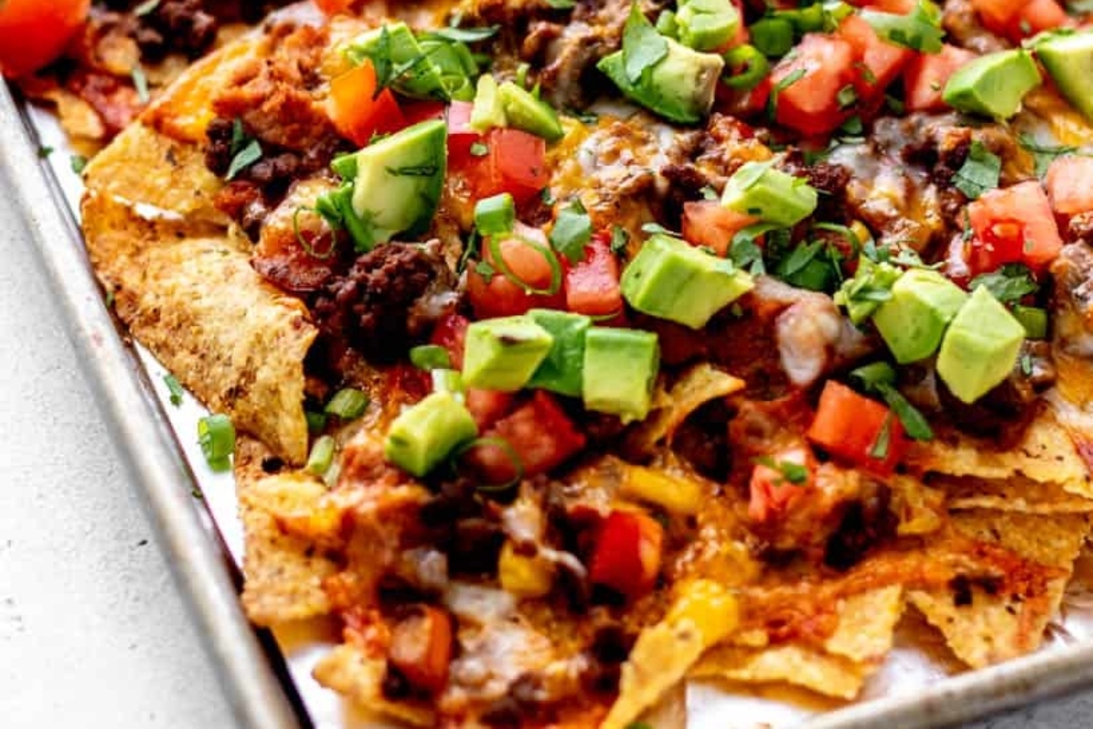 Beef Nachos Supreme.