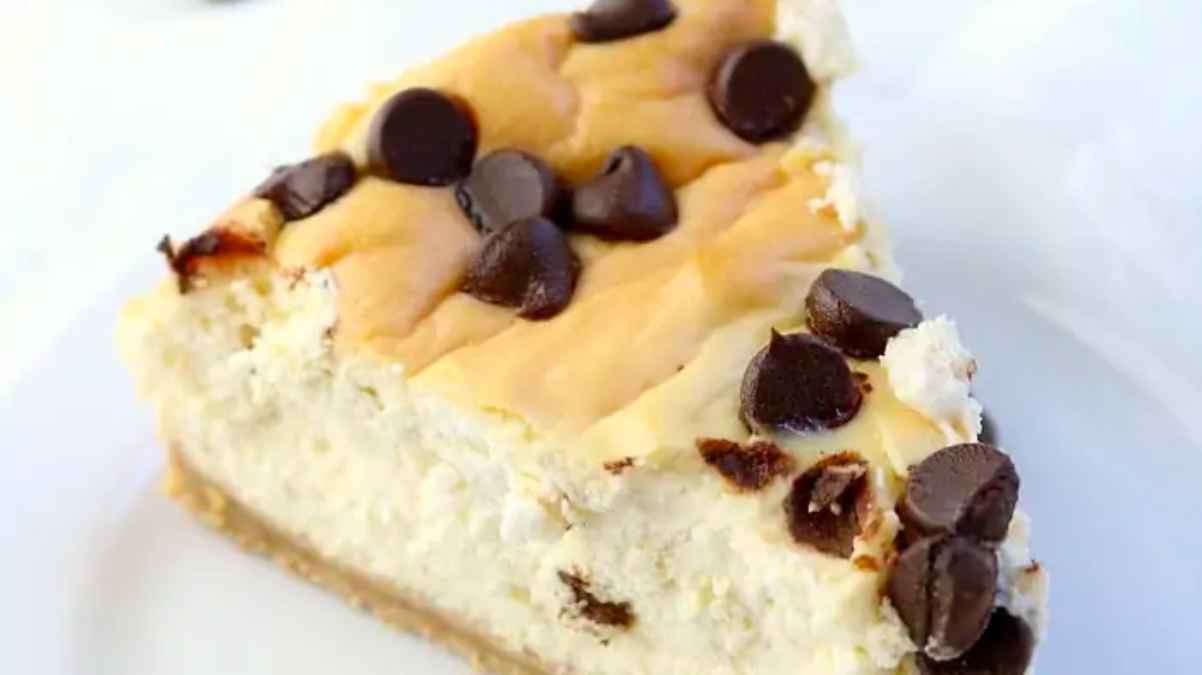 Chocolate Chip Cheesecake Recipe. 