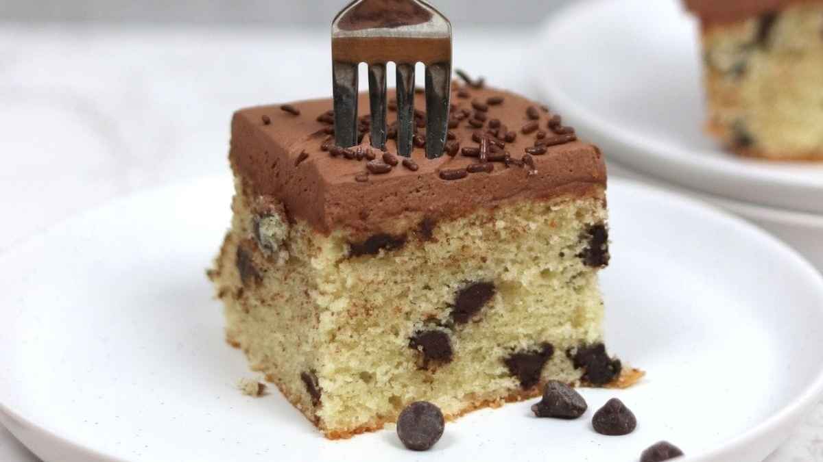 Chocolate Chip Sheet Cake.