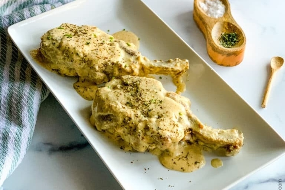 Crockpot Ranch Pork Chops.