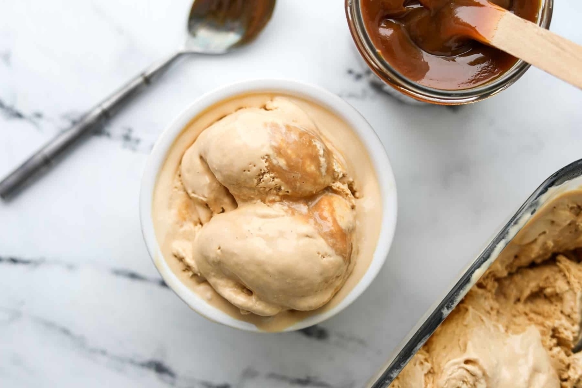 Dulce De Leche Ice Cream.