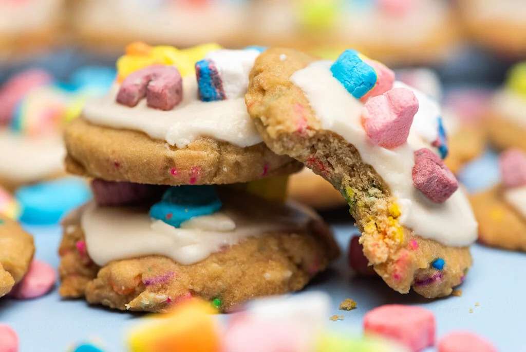 frosted lucky charms cookies bella bucchiotti